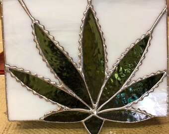 Stained Glass Jewelry Box with MJ Design