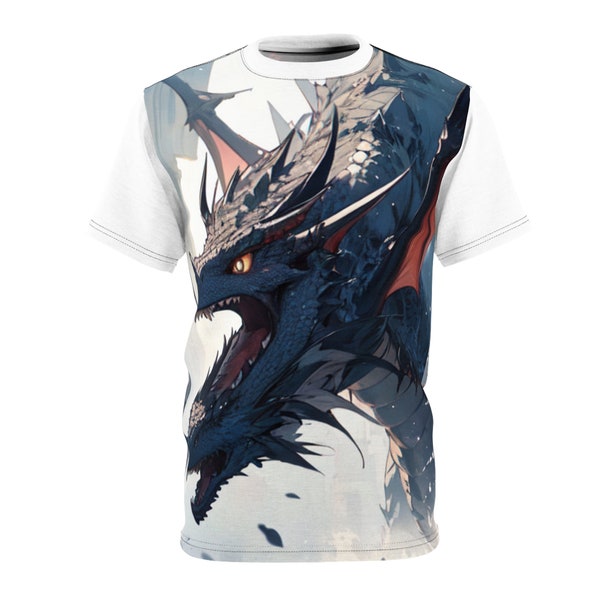 Unisex Cut & Sew Tee Dragon (AOP)