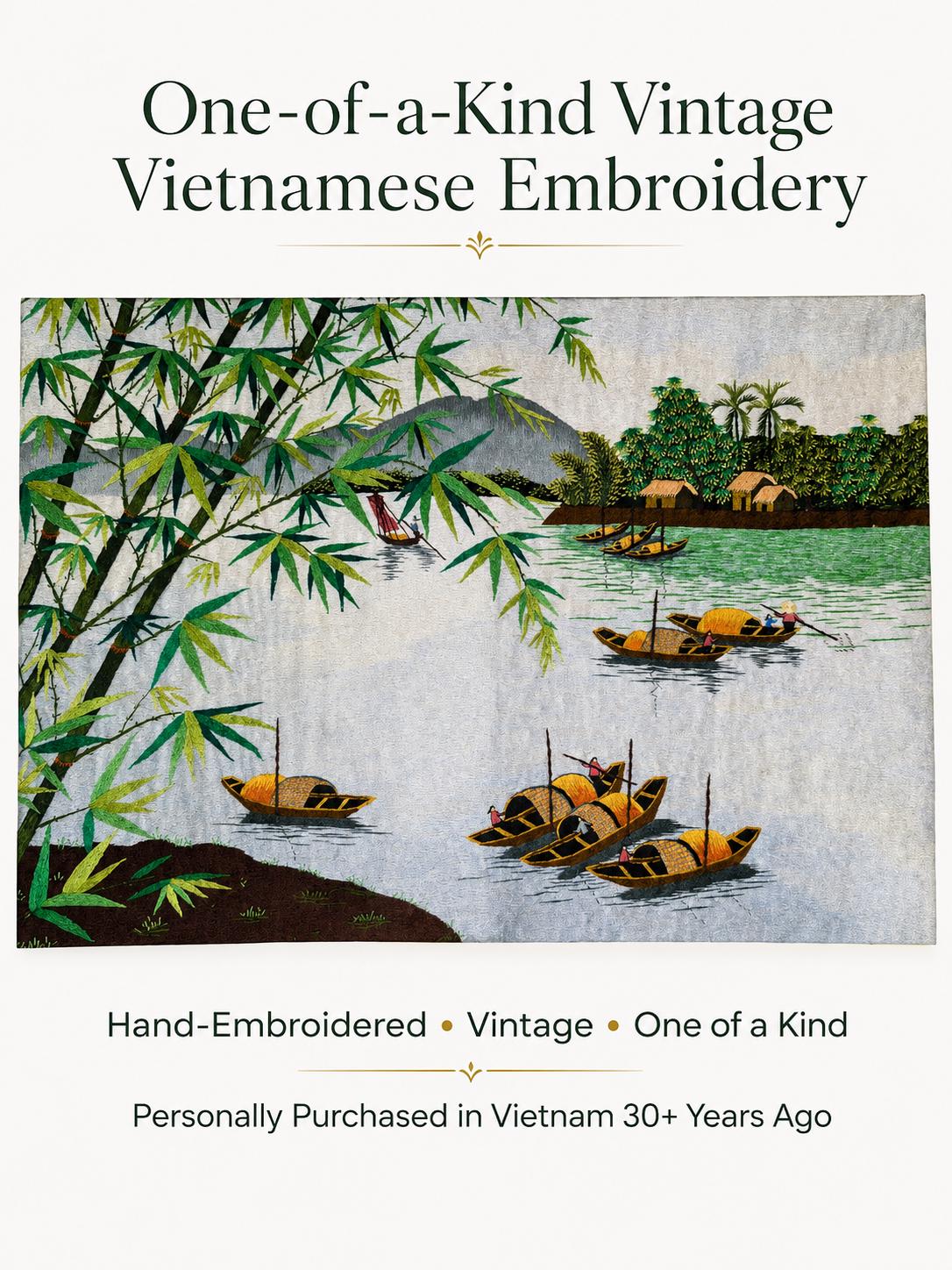 Vietnamese Landscape Embroidery - Etsy