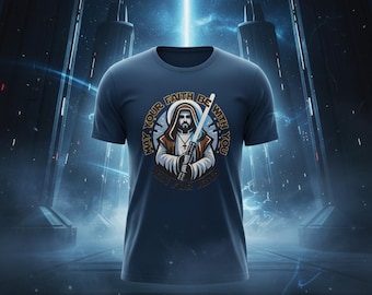Camiseta Jedi para Jesús: Camiseta gráfica cristiana de ciencia ficción