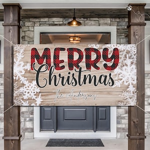 Custom Christmas Banners, Christmas Banners, Christmas Outdoor Decorations, Christmas Garage Door Decorations, Garage Door Decorations.
