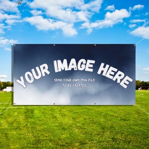 Custom Vinyl Banner, Sports Team Banner, Personalized Image