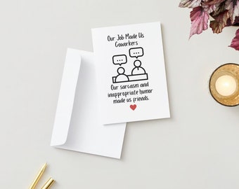 Lustige Mitarbeiter verlassen Karte, Arbeit Bestie Geschenk (druckbar)