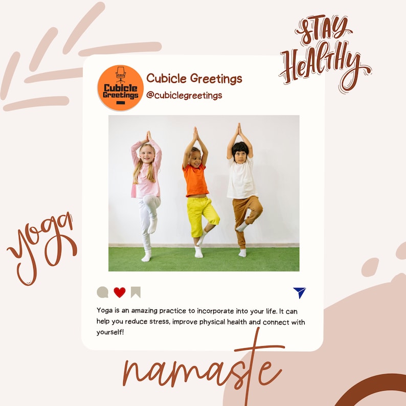 Toddler Montessori Printable Yoga Flashcards for Kids Easy Yoga ...