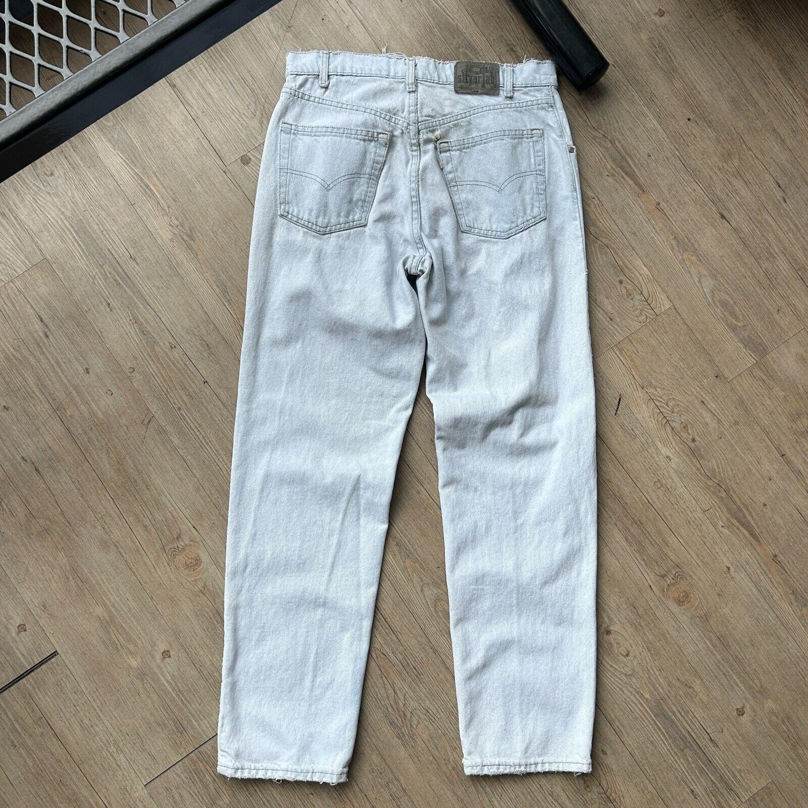VINTAGE 90s | Levis Silver Tab Lean Tapered Denim Jeans Pants Sz