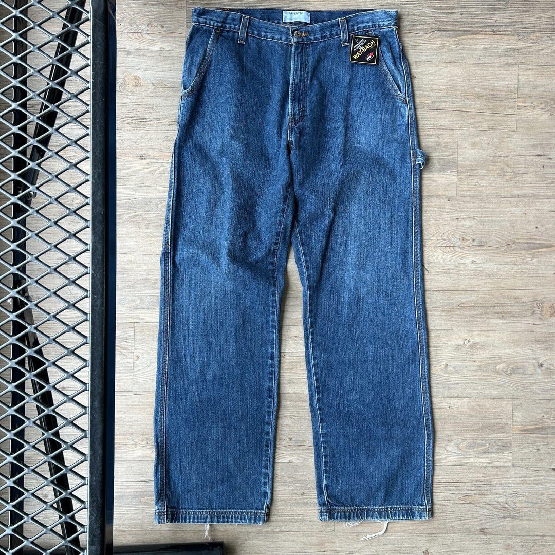 Vintage Levi's Silver Tab Denim Carpenter Jeans Size W33