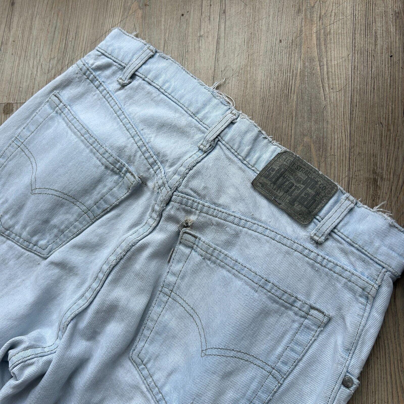 VINTAGE 90s | Levis Silver Tab Lean Tapered Denim Jeans Pants Sz