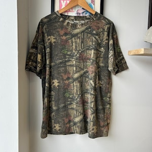 VINTAGE | Mossy Oak Real Tree Camo T-Shirt sz L Bild 1