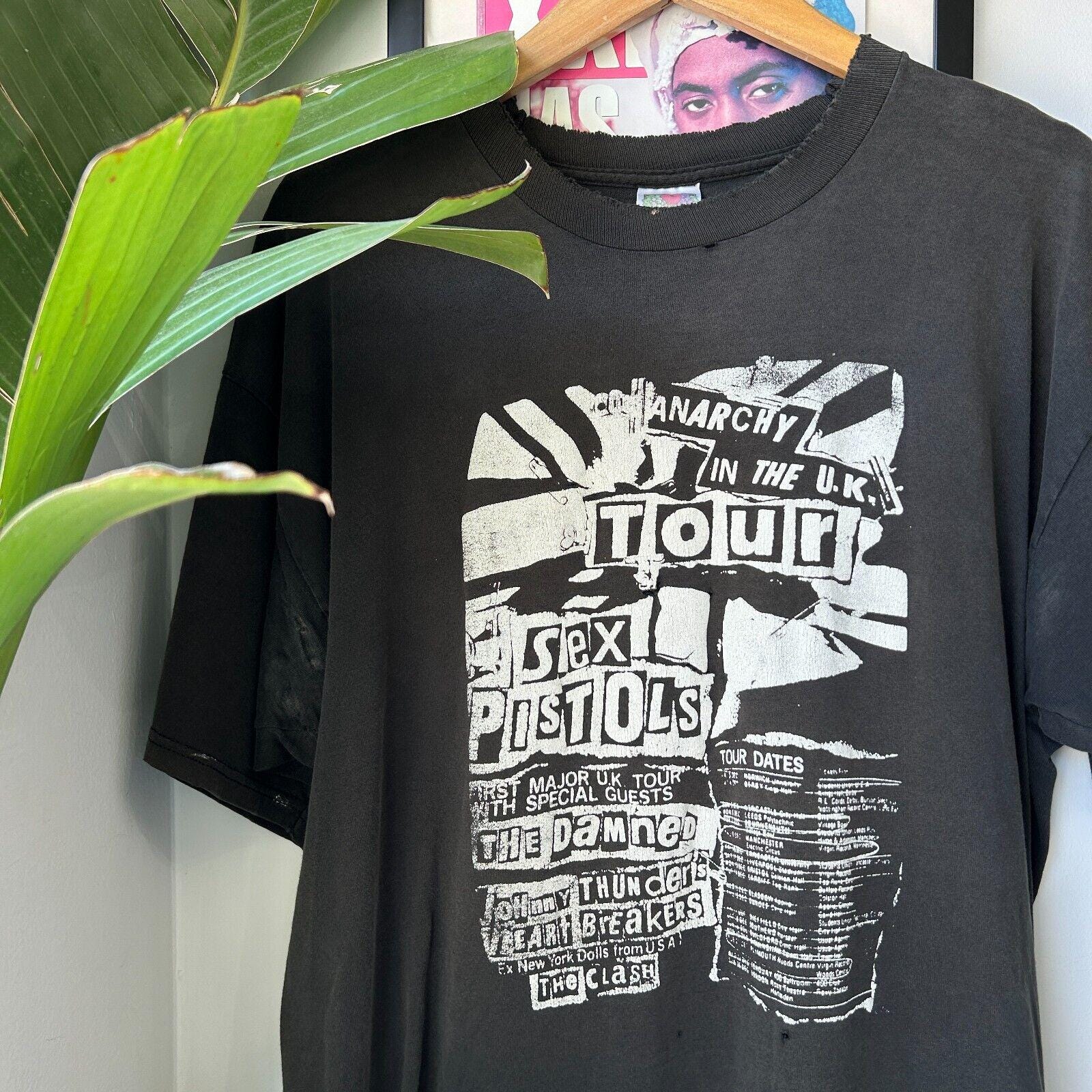 vintage Sid Vicious Sex Pistols in Memorium tee Shirt - AOP