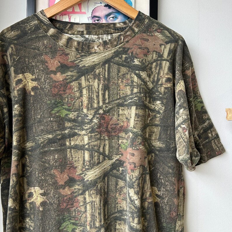 VINTAGE | Mossy Oak Real Tree Camo T-Shirt sz L Bild 2