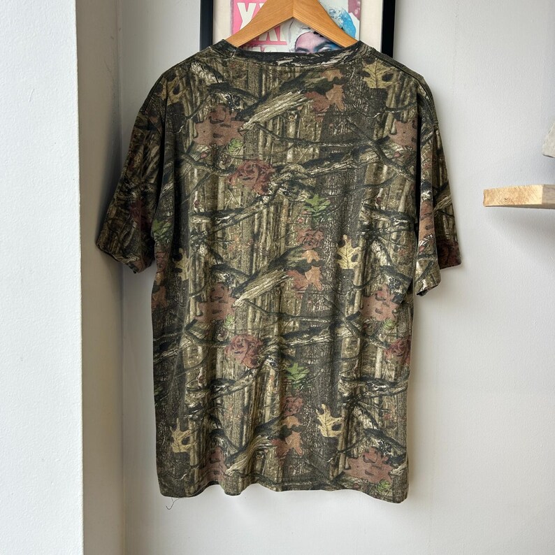 VINTAGE | Mossy Oak Real Tree Camo T-Shirt sz L Bild 4