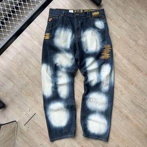 VINTAGE Y2K | Akademiks Baggy Denim Jeans Pants sz W40 L34