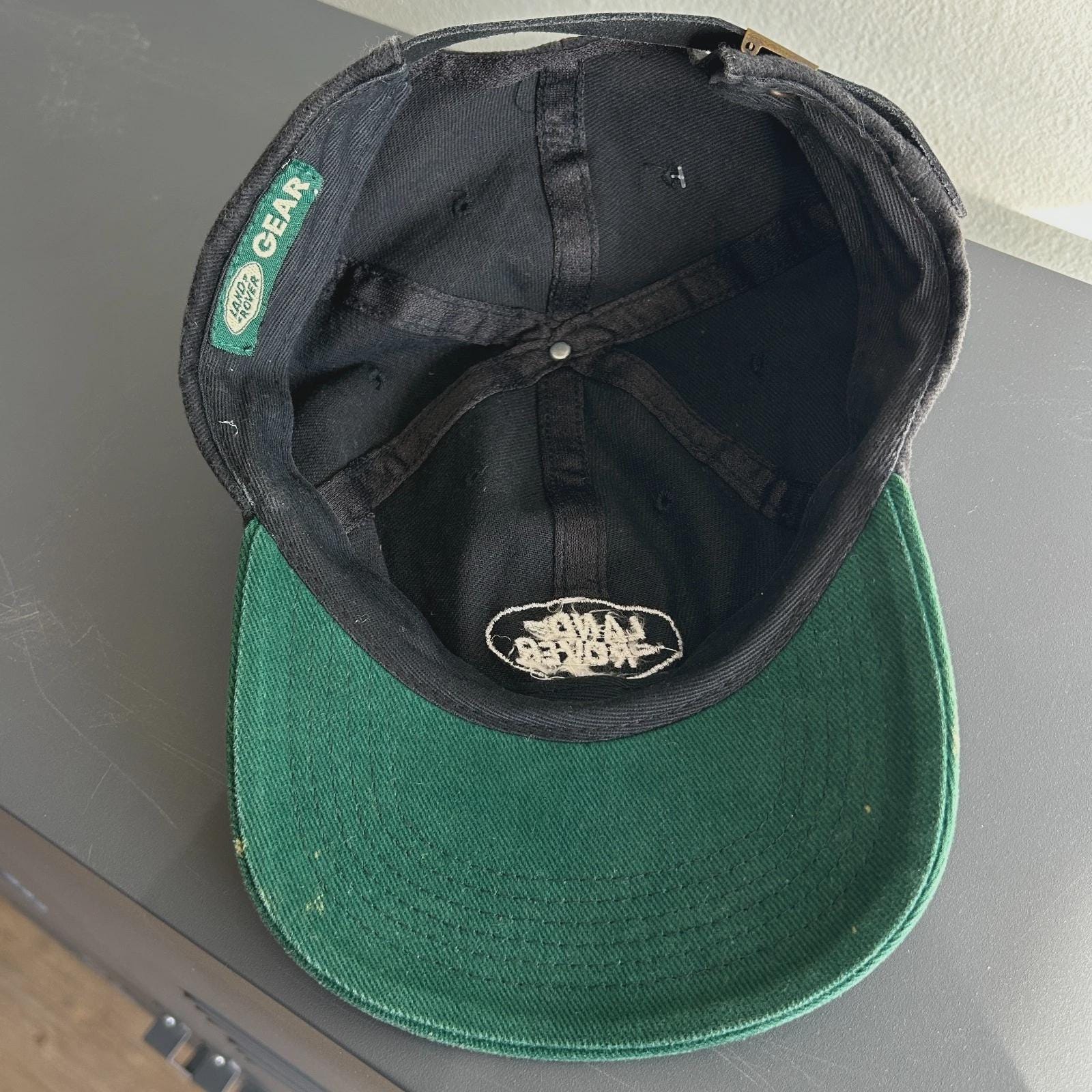 VINTAGE | Land Rover Logo Two Tone Strapback Hat Sz OS - Etsy
