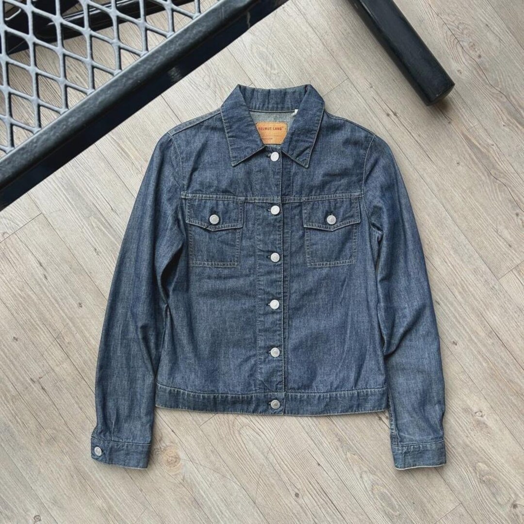 VINTAGE 90s | Helmut Lang Denim Trucker Jean Jacket Sz 38 S - Etsy