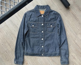 Helmut Lang Vintage Dark Denim Jacket Size M - Etsy