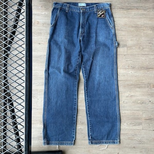 VINTAGE | Levis SIlverTab Carpenter Dark Wash Blue Jeans Pants sz W36 L34