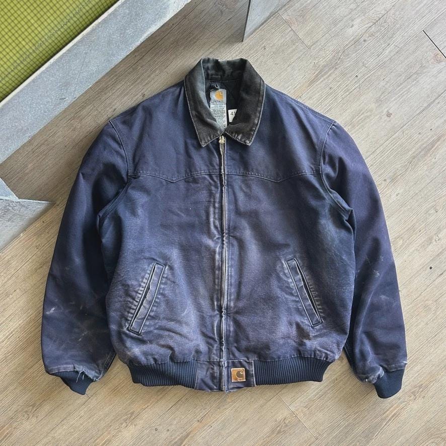 Vintage Carhartt Jacket Navy - Etsy - Page 2