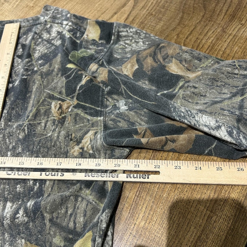 VINTAGE | Mossy Oak Real Tree Camo Long Sleeve T-Shirt sz L image 5