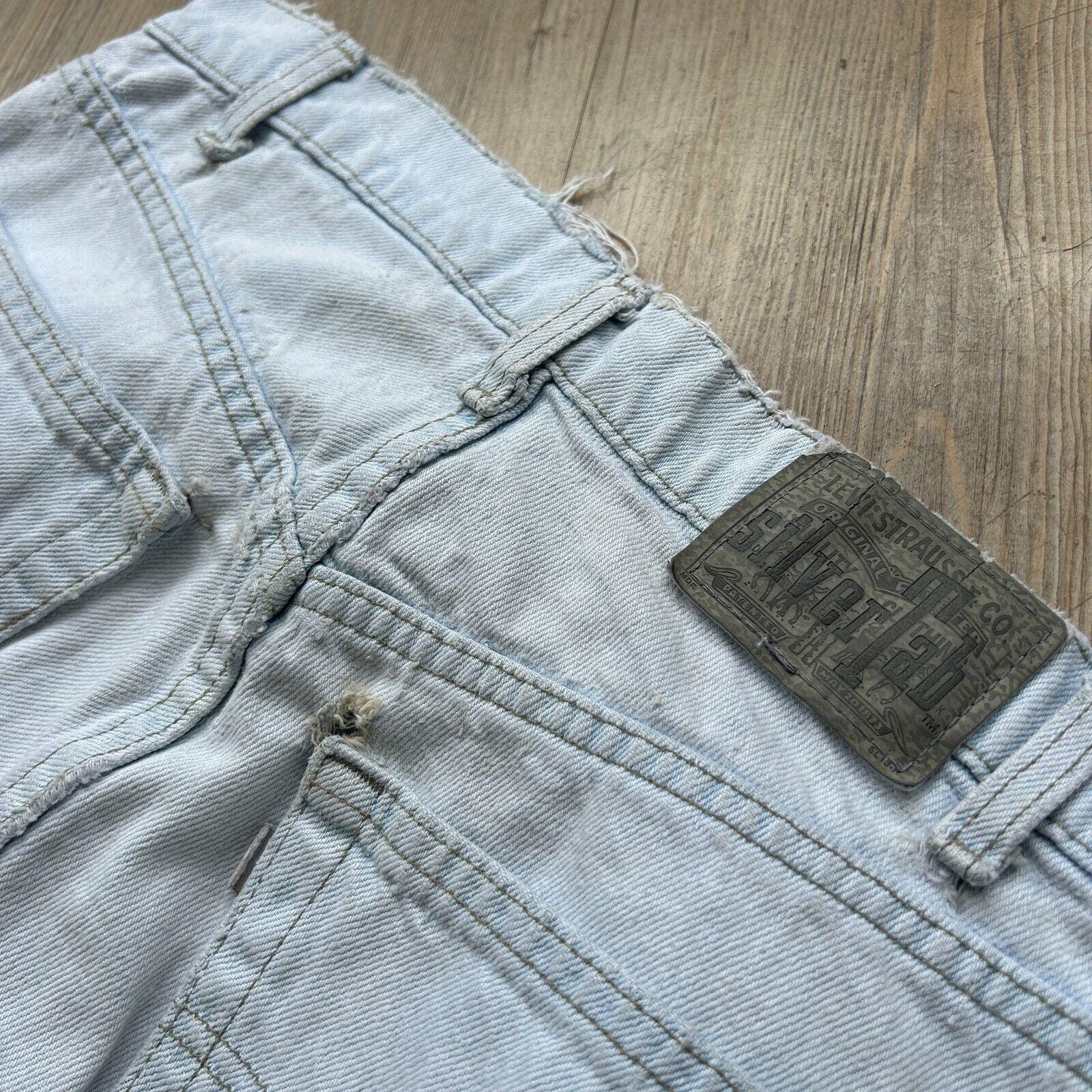 VINTAGE 90s | Levis Silver Tab Lean Tapered Denim Jeans Pants Sz