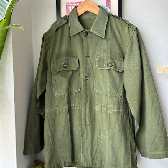 ムツナ　US ARMY M-43 HBT Jacket 「Modify」 40s Vintage Modified US Army HBT Jacket - Large – Omega