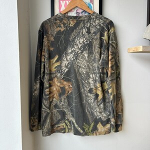VINTAGE | Mossy Oak Real Tree Camo Long Sleeve T-Shirt sz L image 4