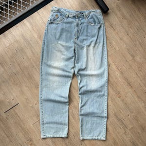 VINTAGE Y2K | Roca Wear Baggy Light Wash Denim Jeans Pants sz W40 L34