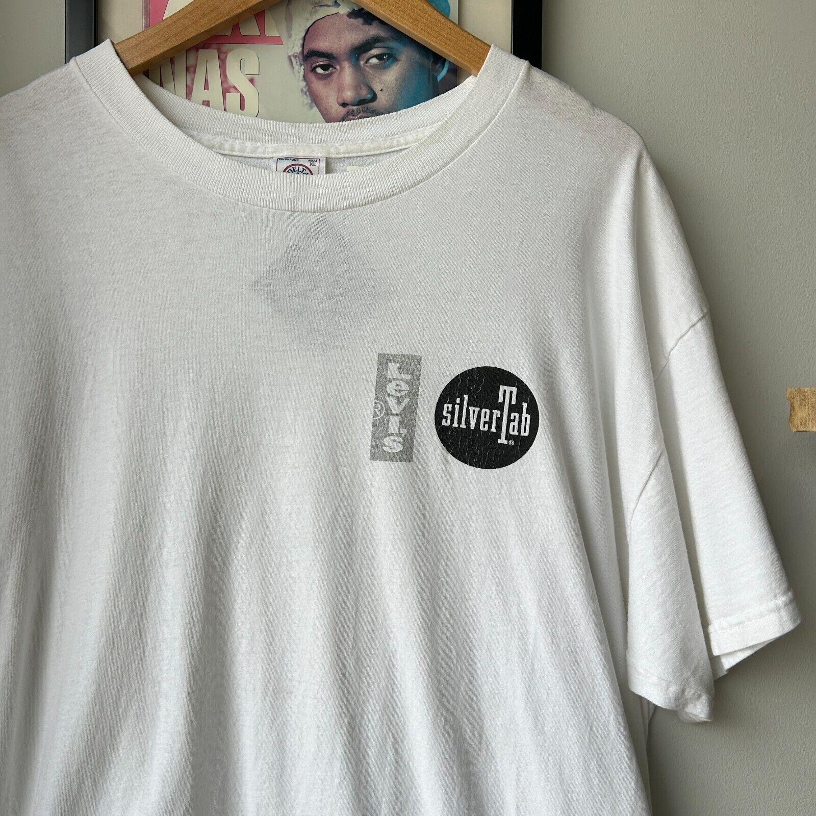 ヴィンテージ 90年代 | リーバイス シルバータブ ロゴ Tシャツ XL 