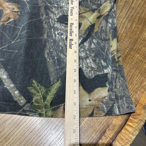 VINTAGE | Mossy Oak Real Tree Camo Long Sleeve T-Shirt sz L image 6
