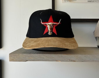 VINTAGE 90s | Marlboro Texas Longhorn SnapBack Hat sz OS