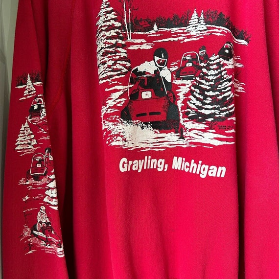 VINTAGE 80s | Grayling Michigan Ski Doo Winter Cr… - image 3