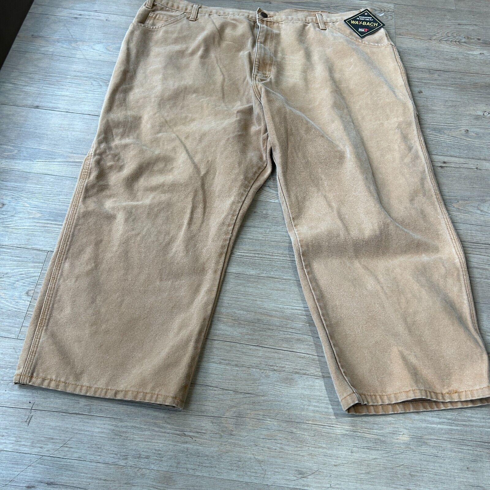 VINTAGE 90s | DICKIES Sun Faded Tan Workwear Carpenter Pants
