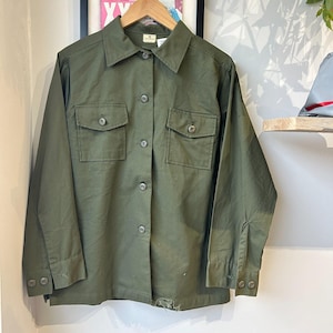 ANCIENNE | Chemise boutonnée utilitaire OG 507 Army, petite taille S/M