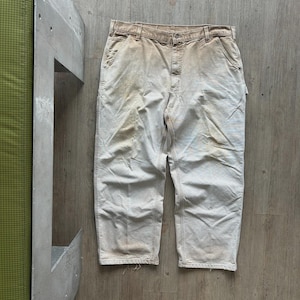 VINTAGE | Carhartt Heavy Sun Faded Carpenter Dungaree Fit Pants W40 L29