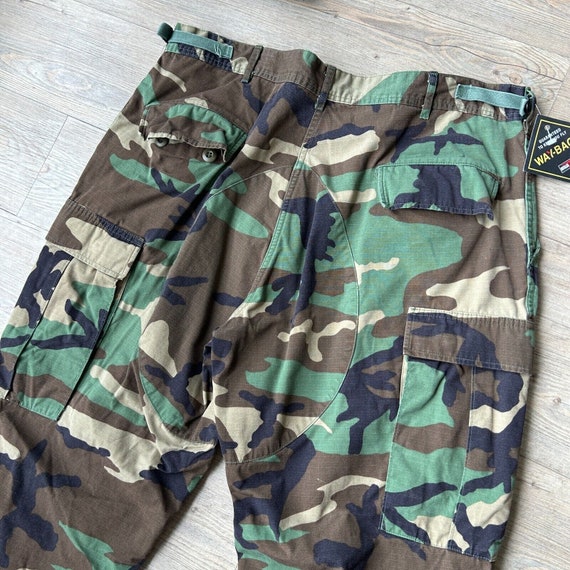 VINTAGE 90s | Military Army Camouflage Fatigues C… - image 9