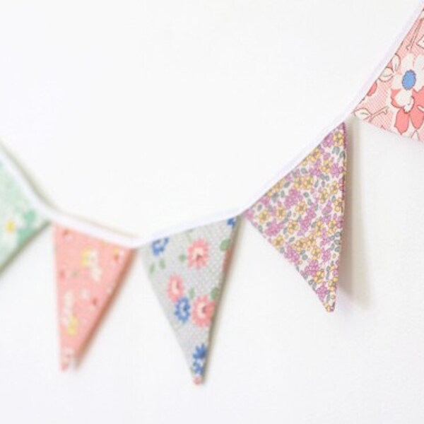 Small floral bunting