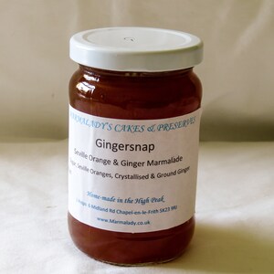 Orange and Ginger Marmalade GINGERSNAP Seville oranges and crystallised ginger image 4