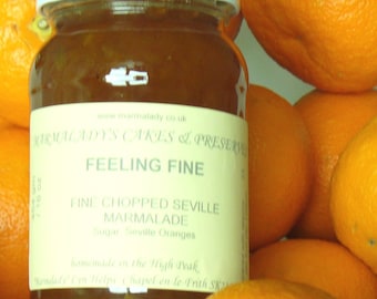 Orange Marmalade FEELING FINE  Fine Chopped Seville Marmalade