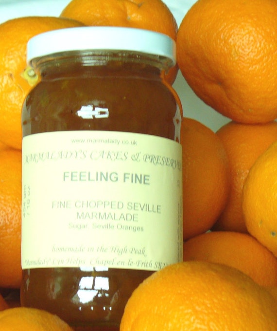 Orange Marmalade FEELING FINE Fine Chopped Seville Marmalade Etsy