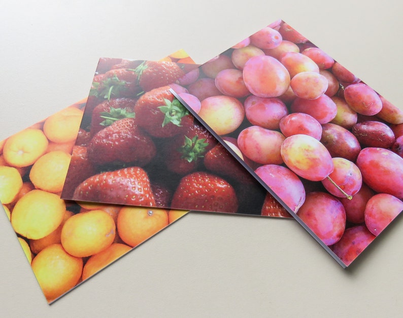 Greetings Card, Choose your Flavour, Food Photography, Blank Card Preserves, Fruit, Cookies image 3