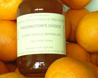 Thick Cut Seville Orange Marmalade, Chunky Orange Marmalade, Paddington's Choice