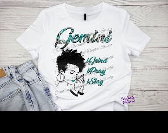 Diseño de camiseta de Géminis