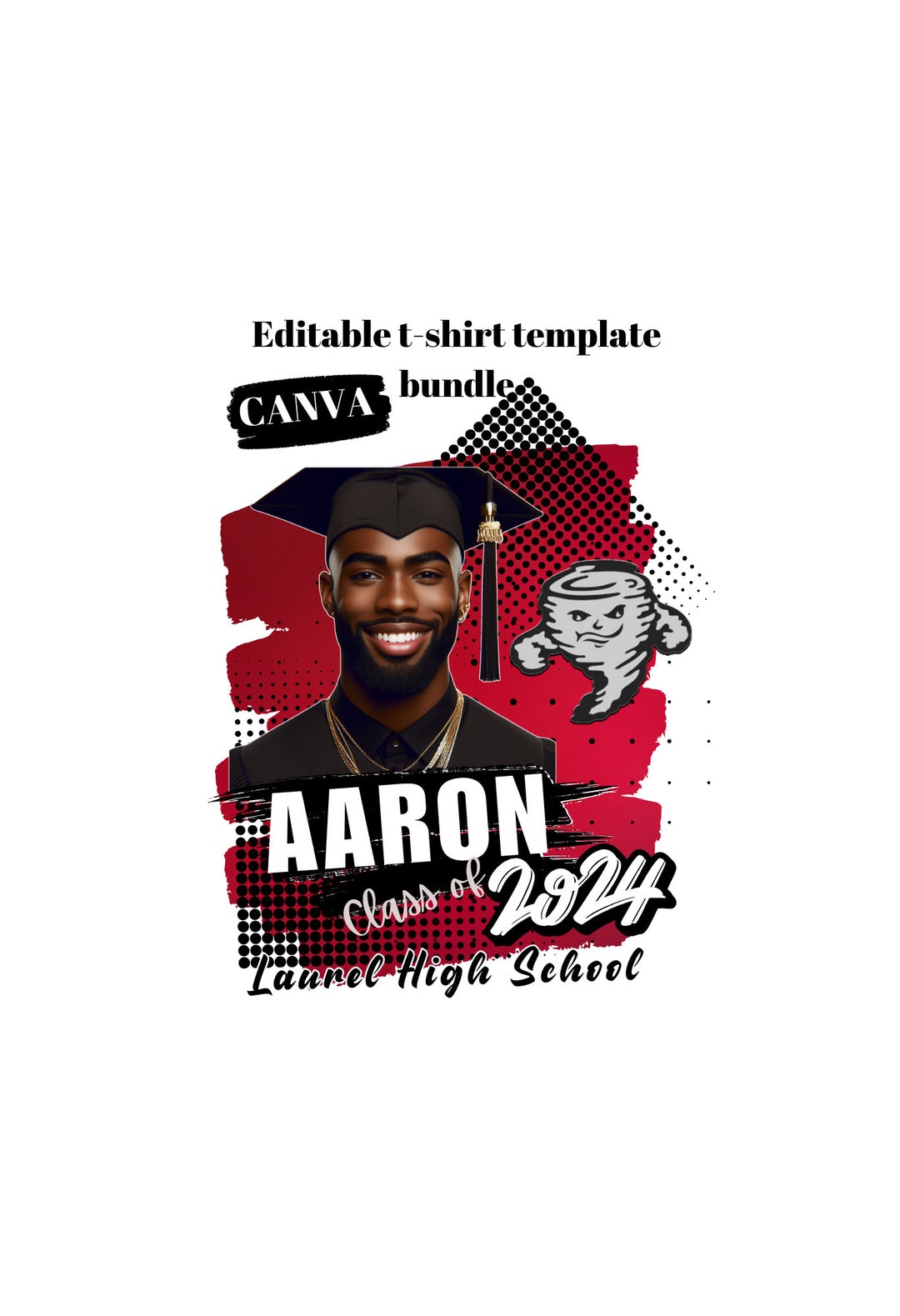 Editable Grad Template Bundle - Etsy