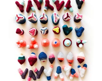 Mini Crocheted Bunki: Überraschungs-Handarbeit-Skulptur