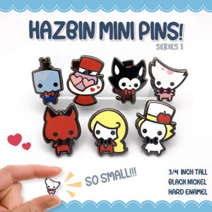 Hazbin Hotel 0.75&quot; MINI Enamel Pins (Series 1)