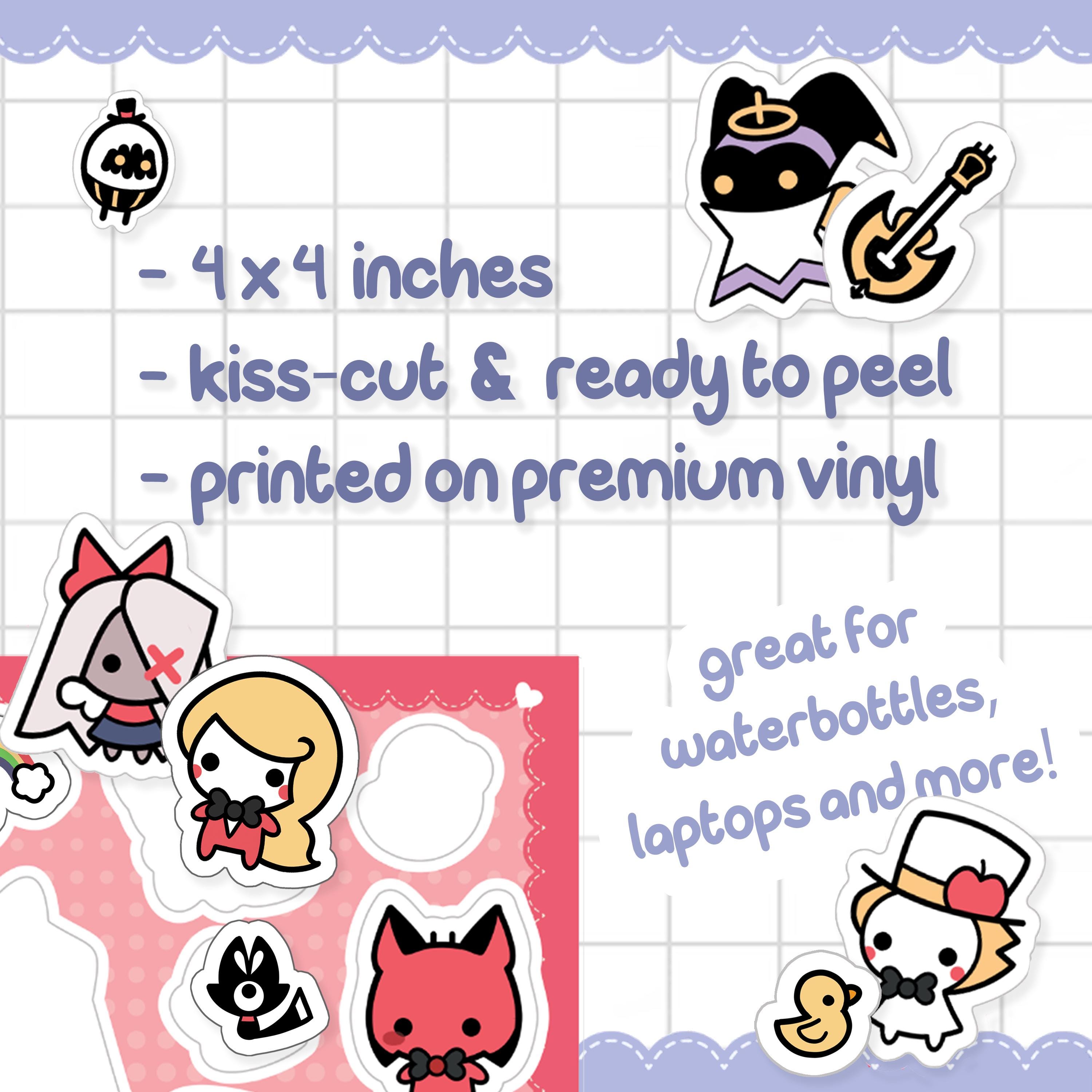 Hazbin Hotel MINI Vinyl Sticker Sheets - Etsy