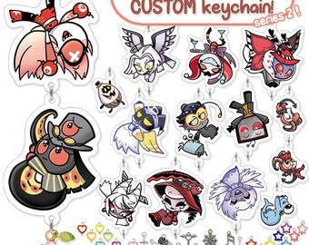 Hazbin Hotel CUSTOMIZABLE Linking Acrylic Charm - Series 2
