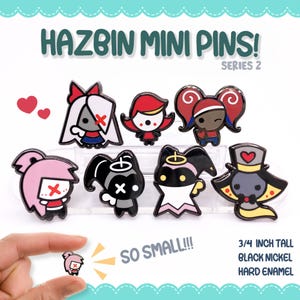 Hazbin Hotel 0.75" MINI Enamel Pins (Series 2)