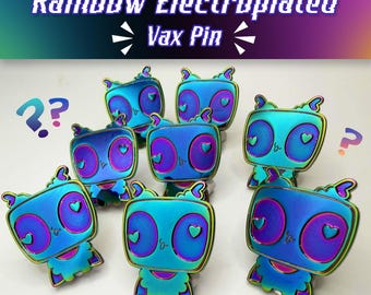 Rainbow Electroplated Vax Die-Struck Pin