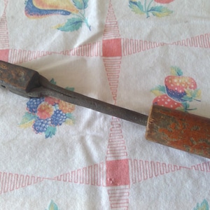 Antique Hand Forged Soldering Iron with Copper Head