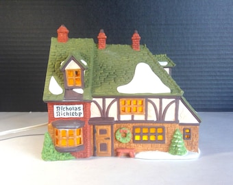 Dickens Village Series, Nicholas Nickleby Cottage,  Department 56 used